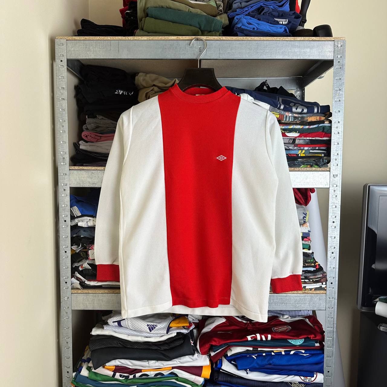 Umbro Rare! Vintage Ajax Amsterdam Umbro 80s Jersey Longsleeve Size US M / EU 48-50 / 2 - 1 Thumbnail