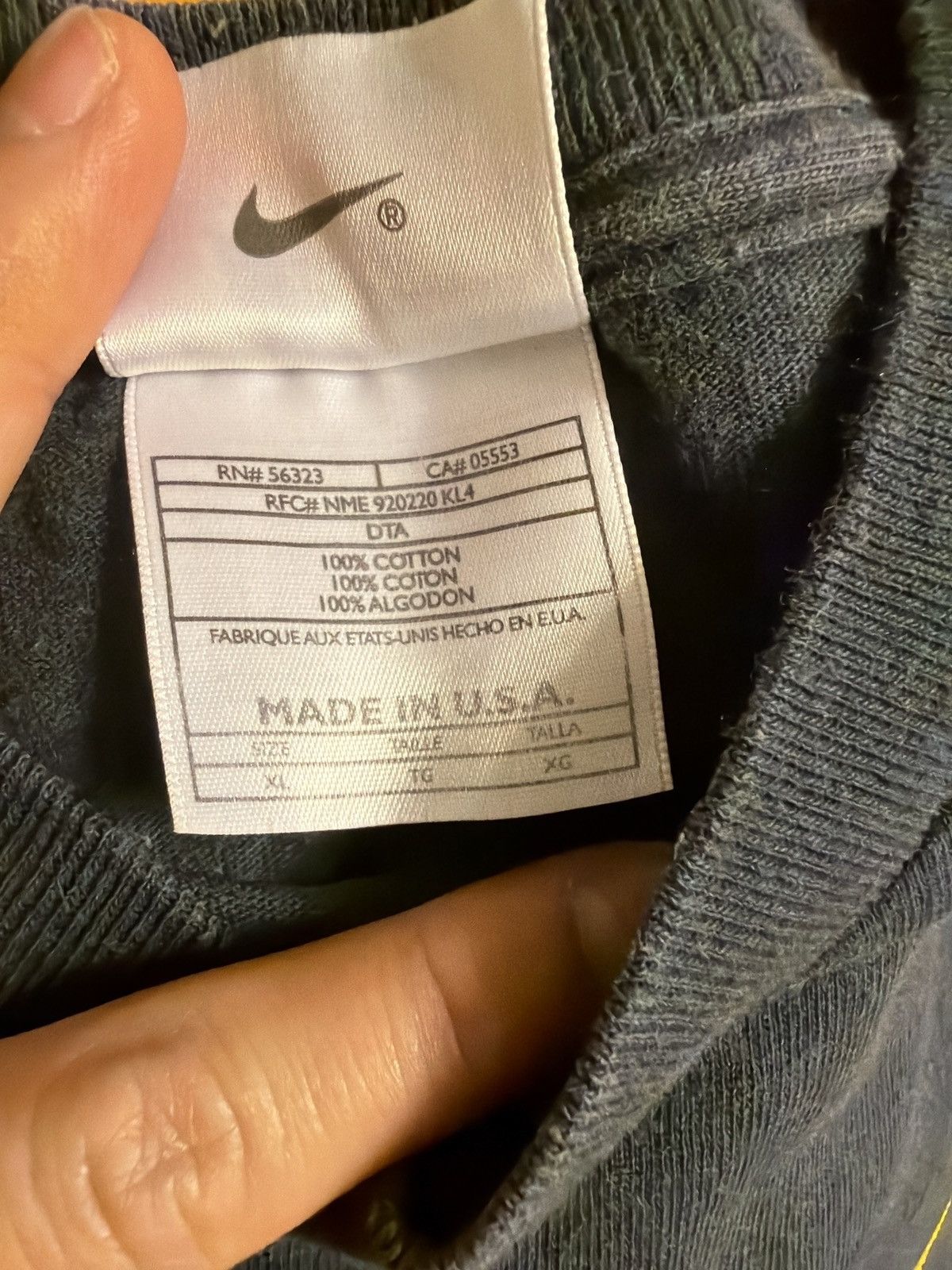 Nike Nike Vintage tee 90s Size US XL / EU 56 / 4 - 3 Thumbnail
