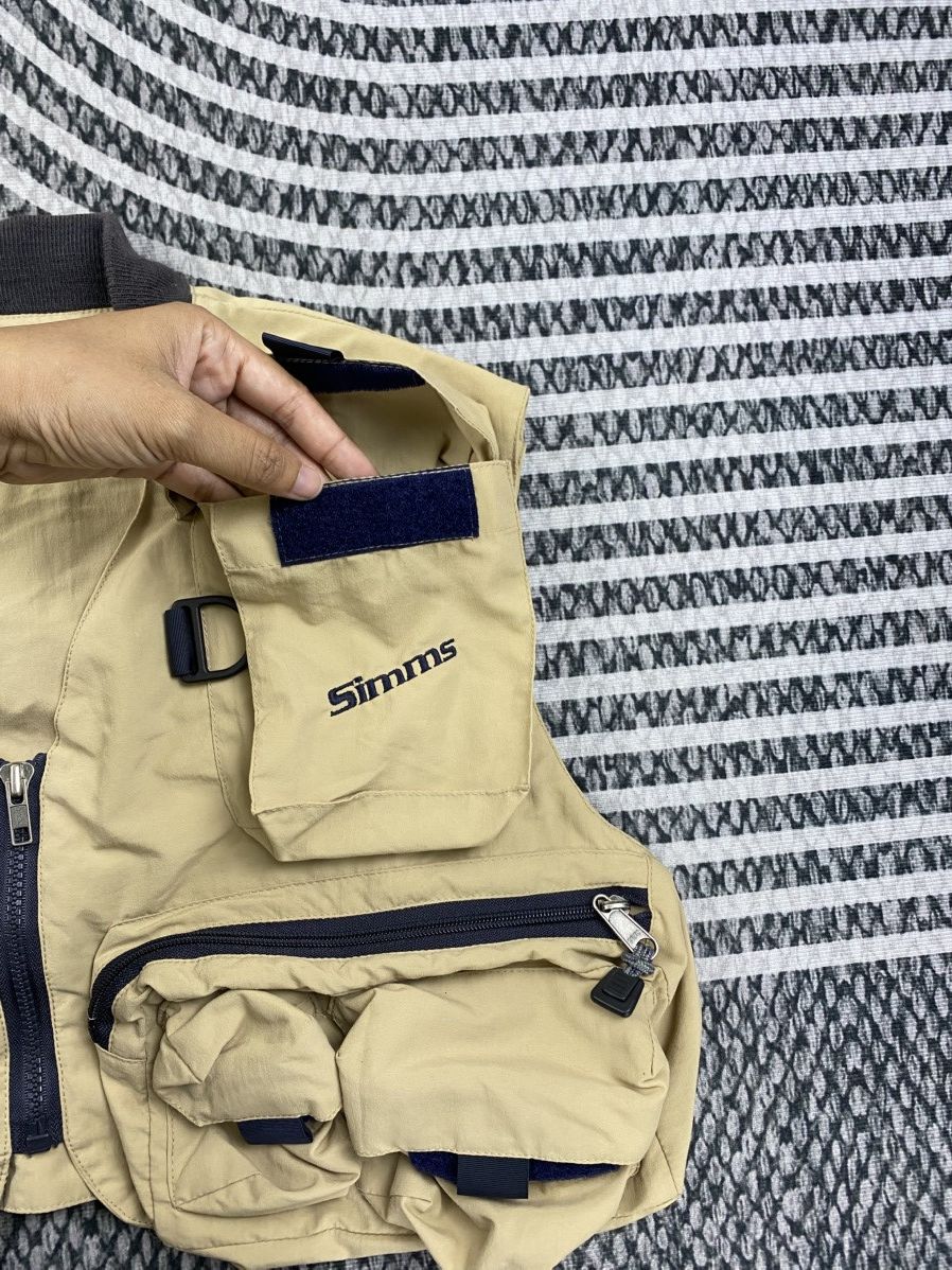 Simms Vintage Simms Multi pocket Fly Fishing Guide Vest Size US M / EU 48-50 / 2 - 7 Thumbnail