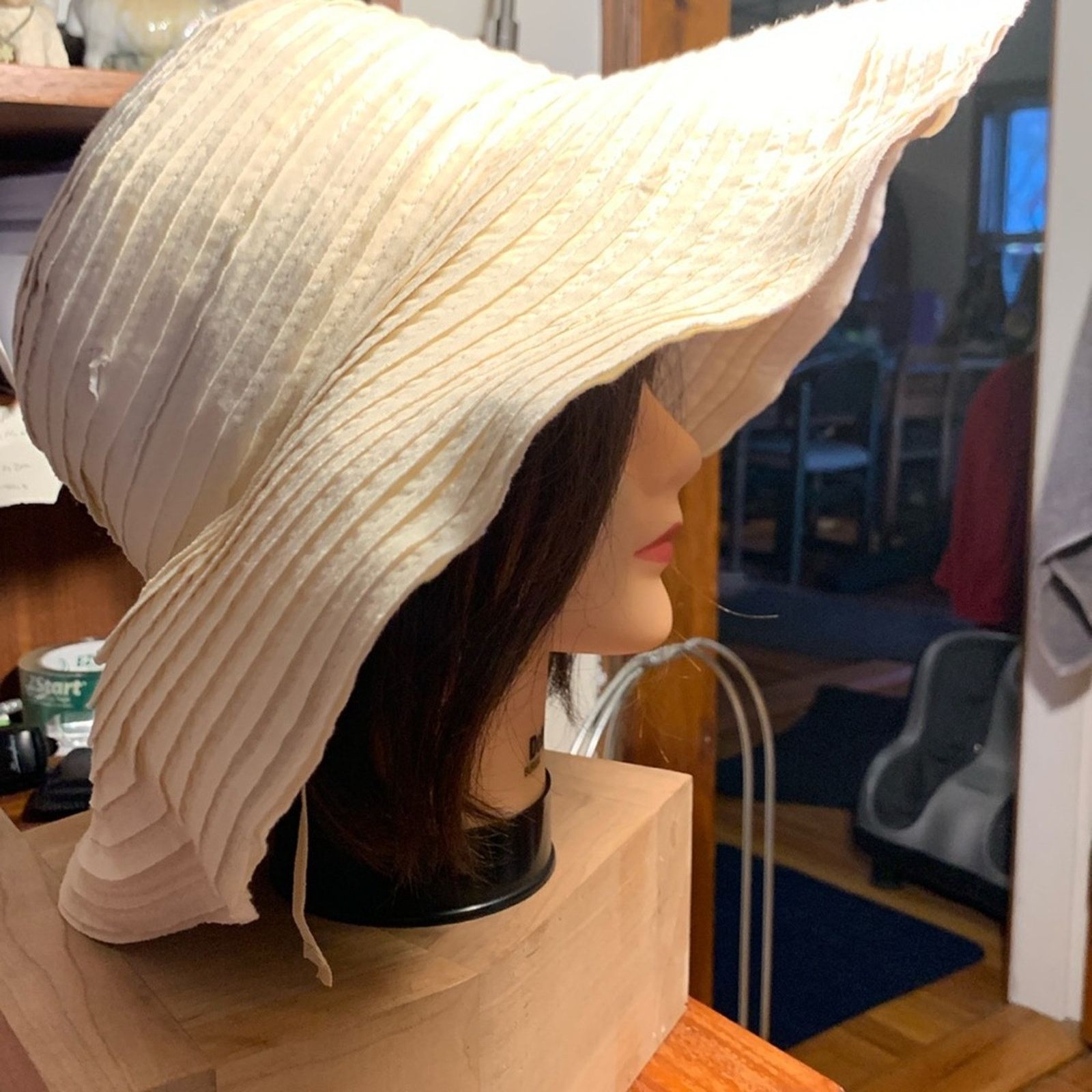 Vintage 60’s 70’s style floppy brim yellow San Diego Hat co. sunhat Size ONE SIZE - 1 Thumbnail