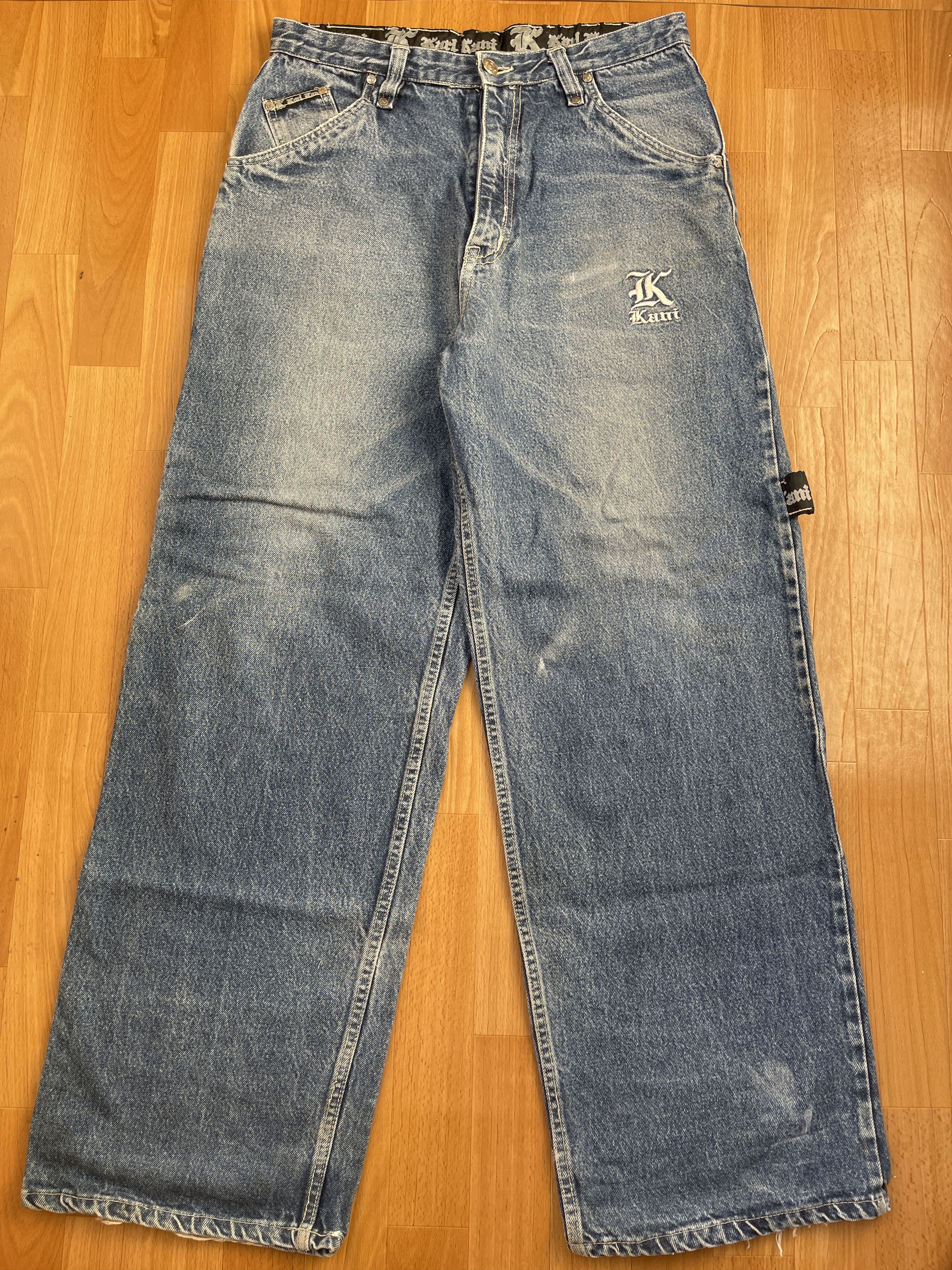 Karl Kani KARL KANI jeans, baggy, vintage Kani jeans, 90s hip hop W 34 Size US 34 / EU 50 - 2 Thumbnail