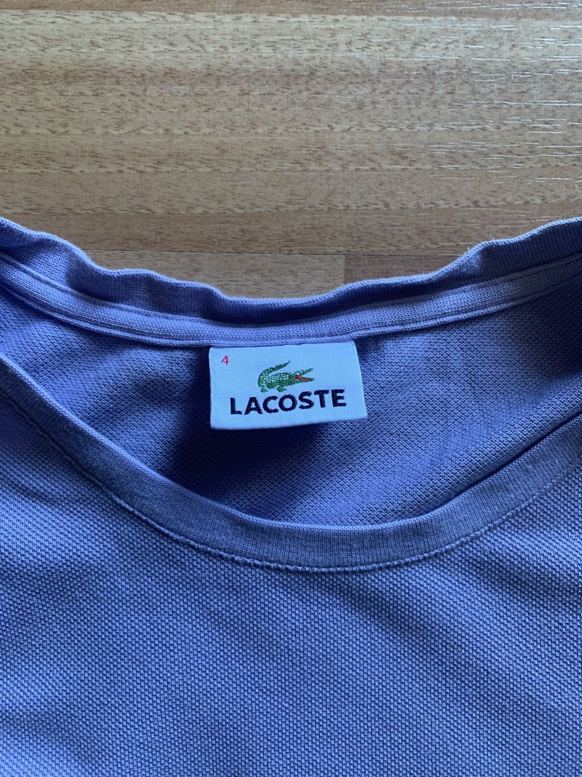 Lacoste Vintage Lacoste Lilac Size M Size US M / EU 48-50 / 2 - 2 Thumbnail