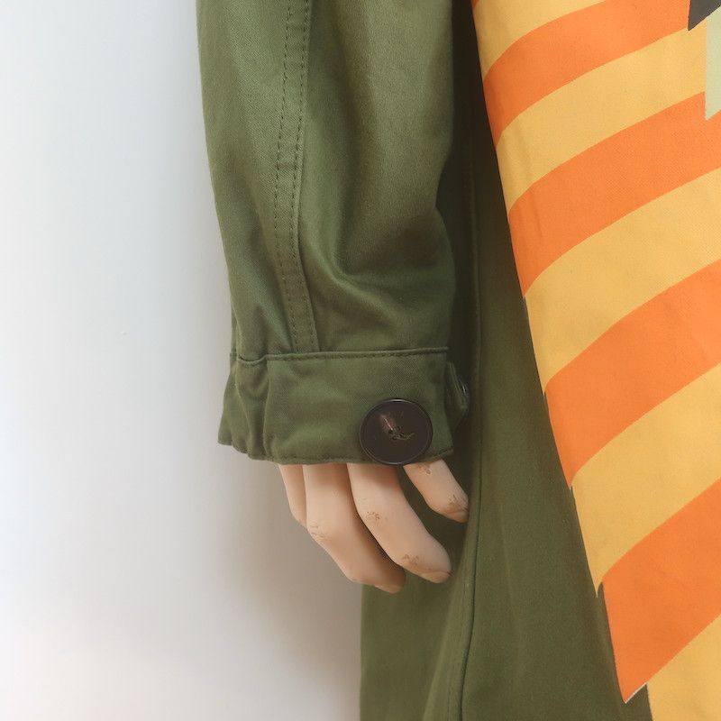 Givenchy Givenchy Wing Print Parka Green Size 50 Hooded Jacket Size US M / EU 48-50 / 2 - 8 Thumbnail