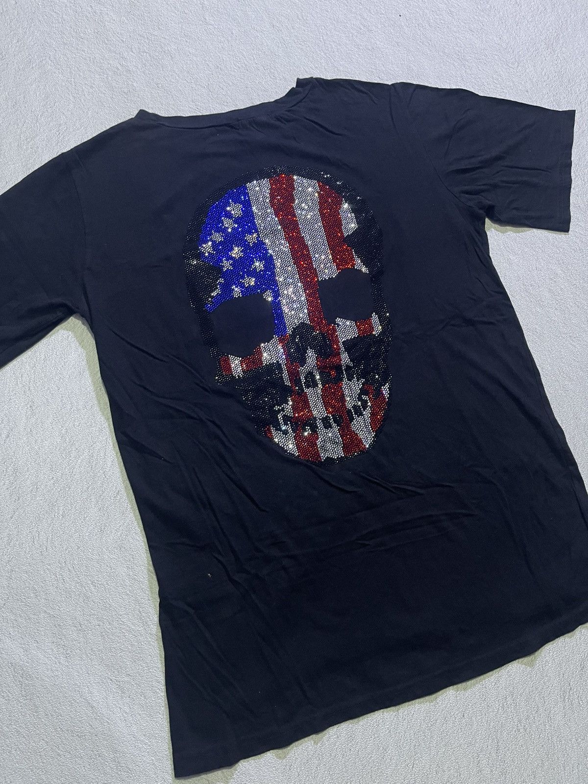 If Six Was Nine Y2K PINK SISLY SHORT SLEEVE SKULL LOGO WITH GLITTERING Size US L / EU 52-54 / 3 - 4 Thumbnail