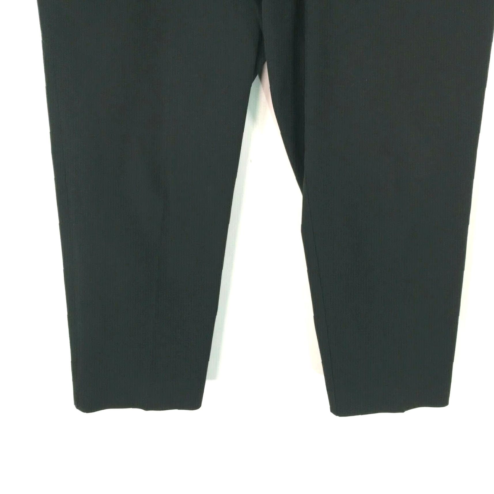 Vintage Evelyn & Arthur Womens Capri Pants Black 8 Casual Regular Flat Front Pant Size 8 Size 30" / US 8 / IT 44 - 7 Thumbnail
