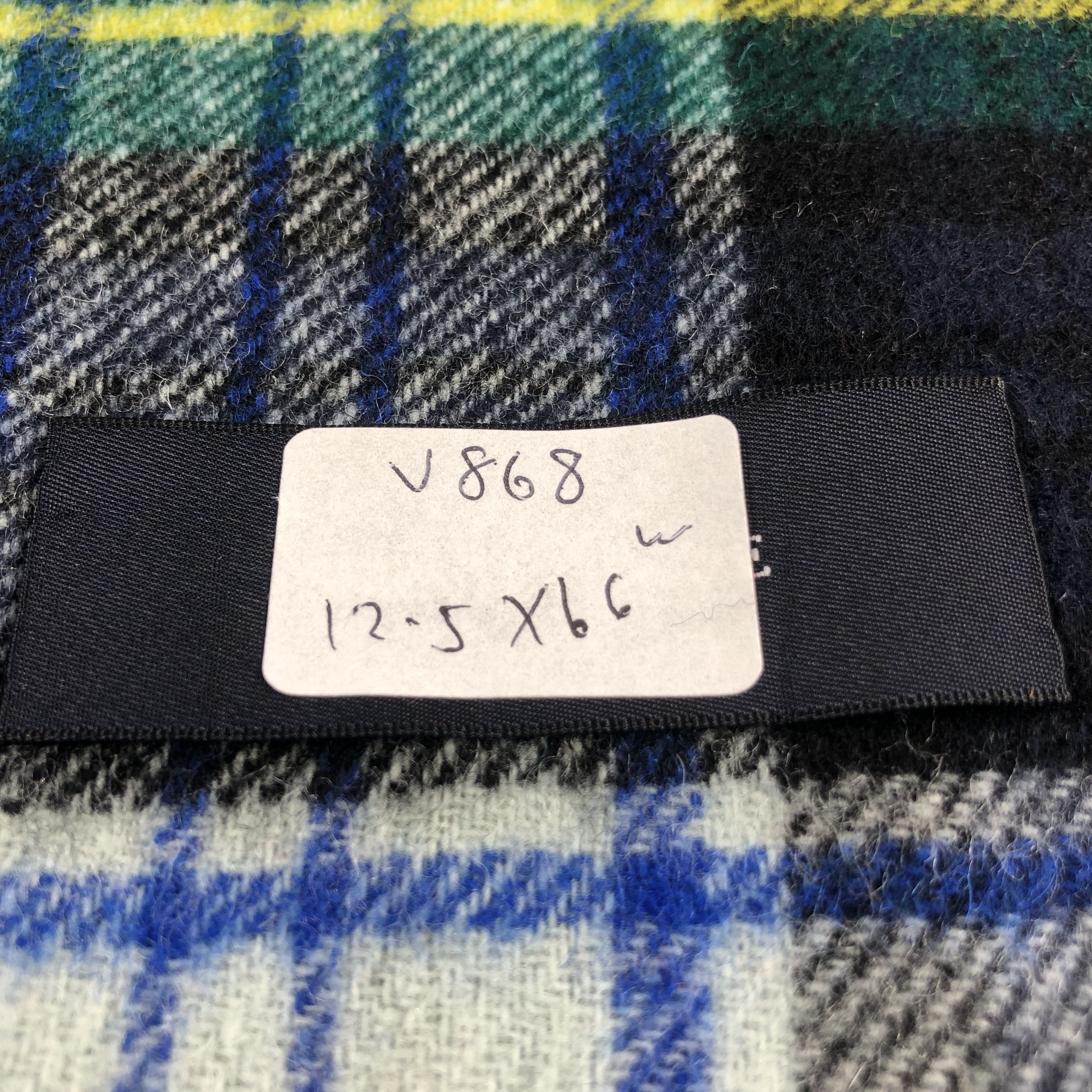 SHIPS Ships Tartan Wool Scarf Muffler V868 Size ONE SIZE - 5 Thumbnail