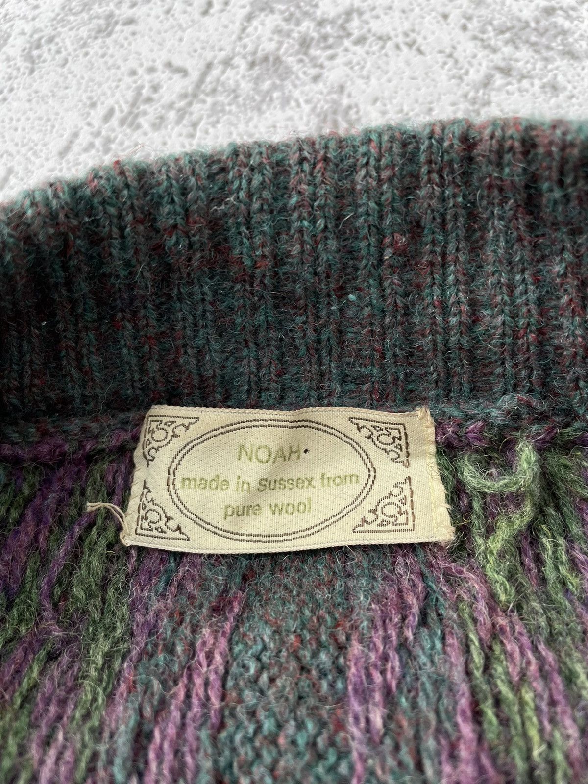 Noah × Vintage Rare Noah Vintage Wool Made In Sussex Sweater Size US M / EU 48-50 / 2 - 5 Thumbnail