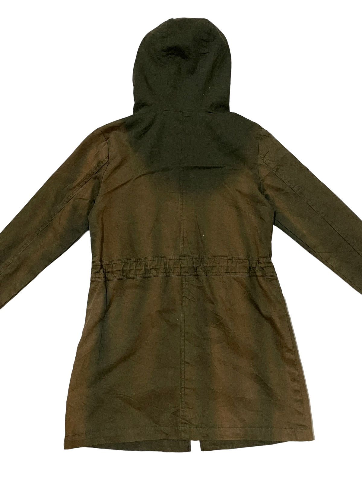 Japanese Brand × Le Grande Bleu (L.G.B.) Image Faded Two Tone Zip-up Hooded Punk Parka Jacket Size US S / EU 44-46 / 1 - 13 Thumbnail
