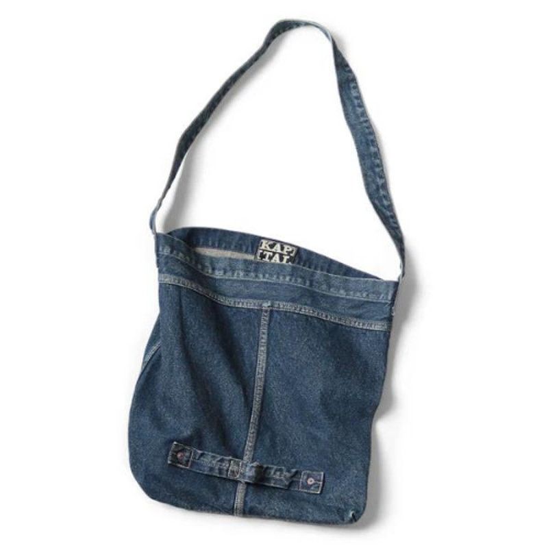 Kapital Kapital 13oz Denim T-Back Book Bag Size ONE SIZE - 1 Thumbnail