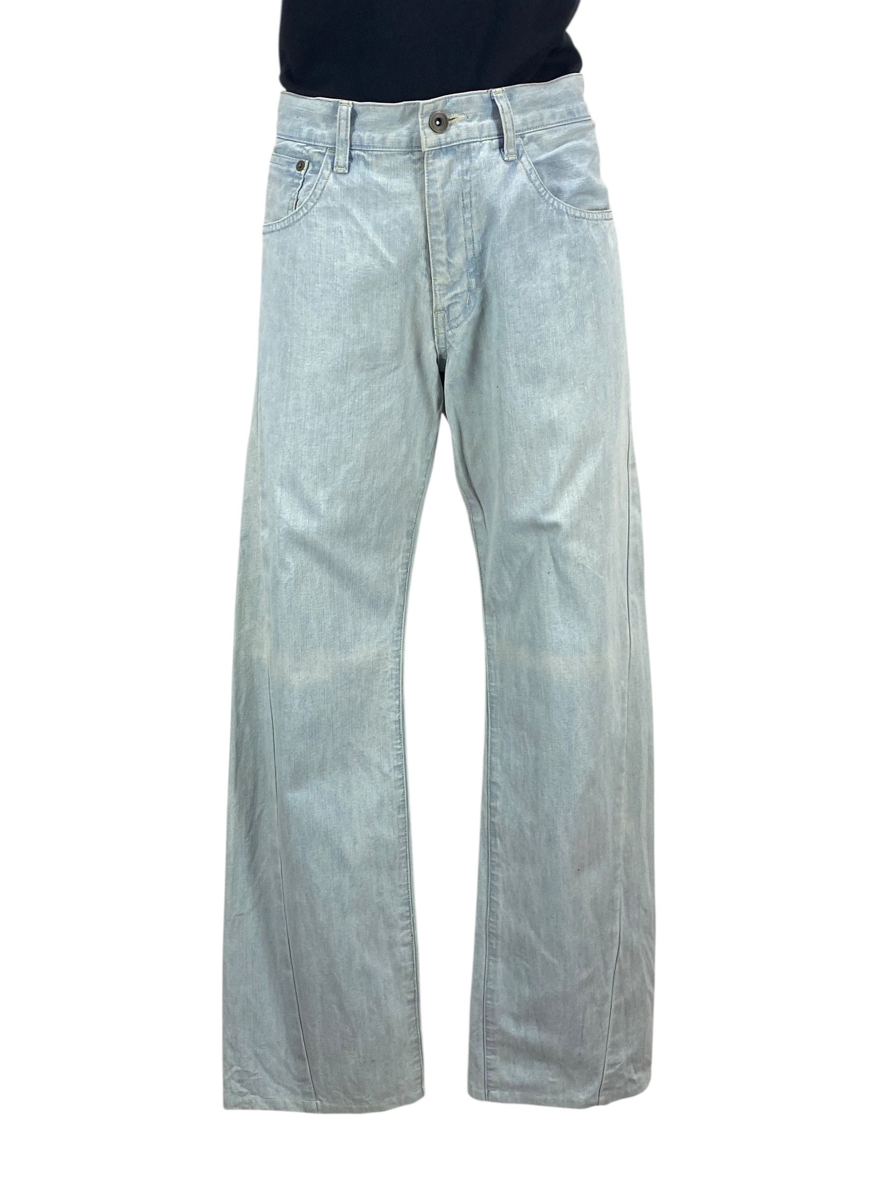 Other Twisted Seam Flare Bootcut Denim Jeans Size 30" / US 8 / IT 44 - 2 Thumbnail