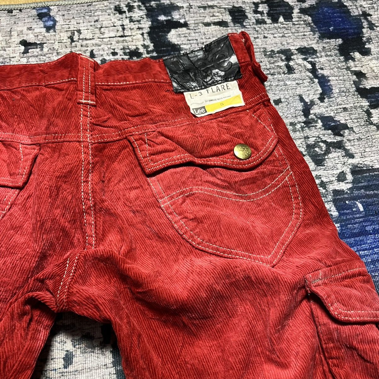 Lee × Vintage STEALS Rare Vintage Lee Cowboy Cargo Courdroy Bootcut 90s Size US 30 / EU 46 - 11 Thumbnail