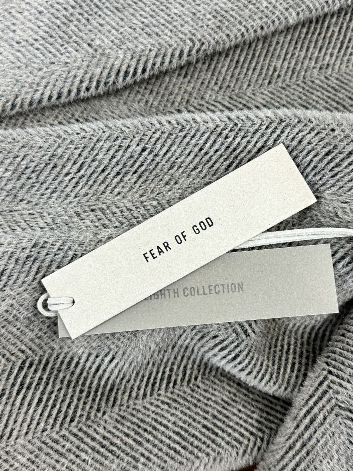 Fear of God OVERSIZED DOUBLE BREASTED HERRINGBONE LAMA WOOL BLEND COAT Size US XL / EU 56 / 4 - 10 Thumbnail