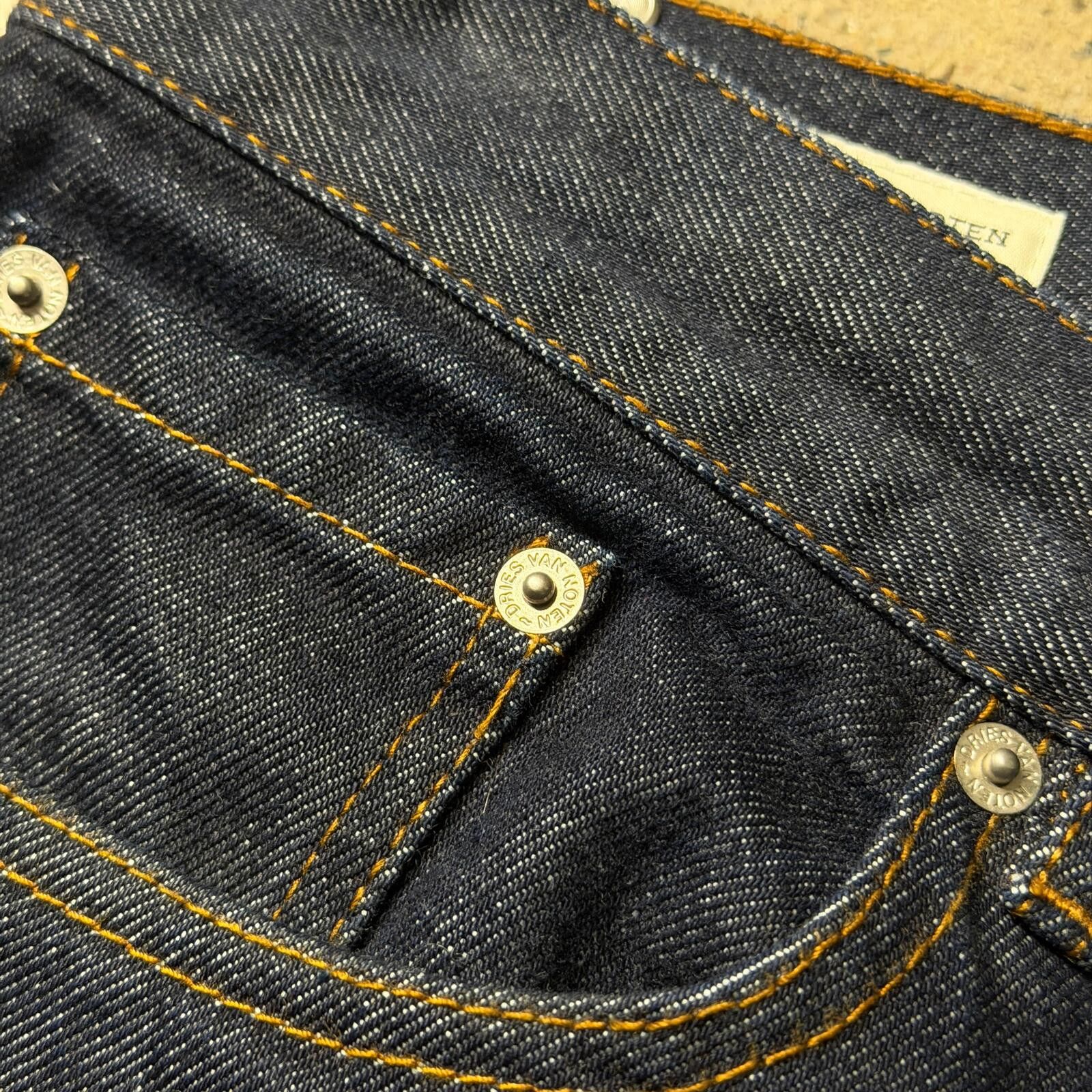 Dries Van Noten Dries Van Noten Selvedge Skinny Jeans Size US 32 / EU 48 - 8 Thumbnail