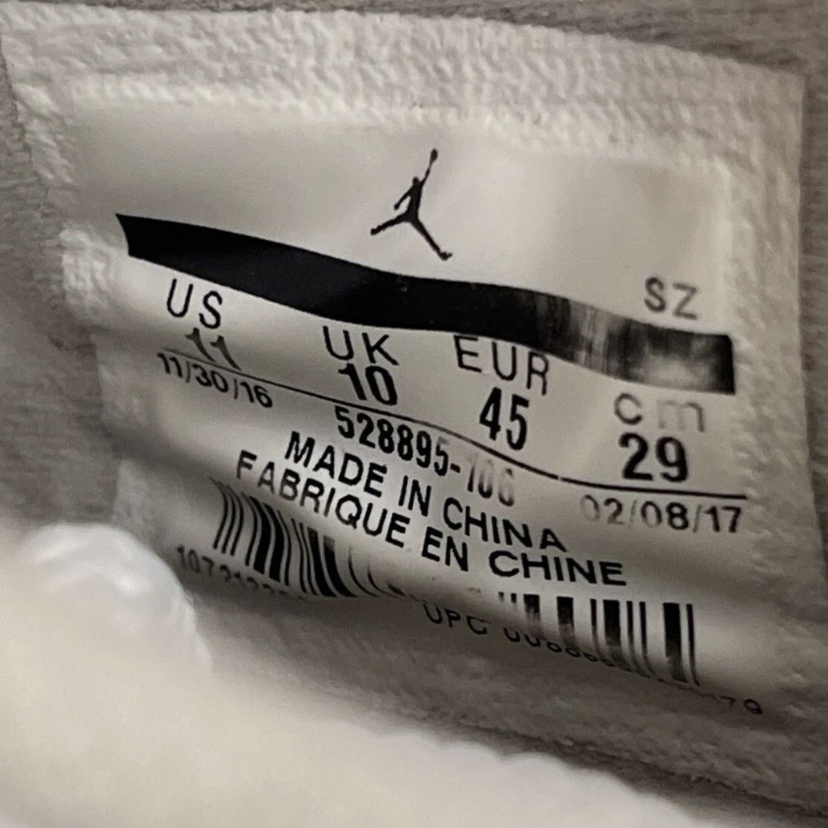Jordan Brand Air Jordan 11 Retro Low University Blue 2017 528895-106 UNC Size US 11 / EU 44 - 8 Thumbnail