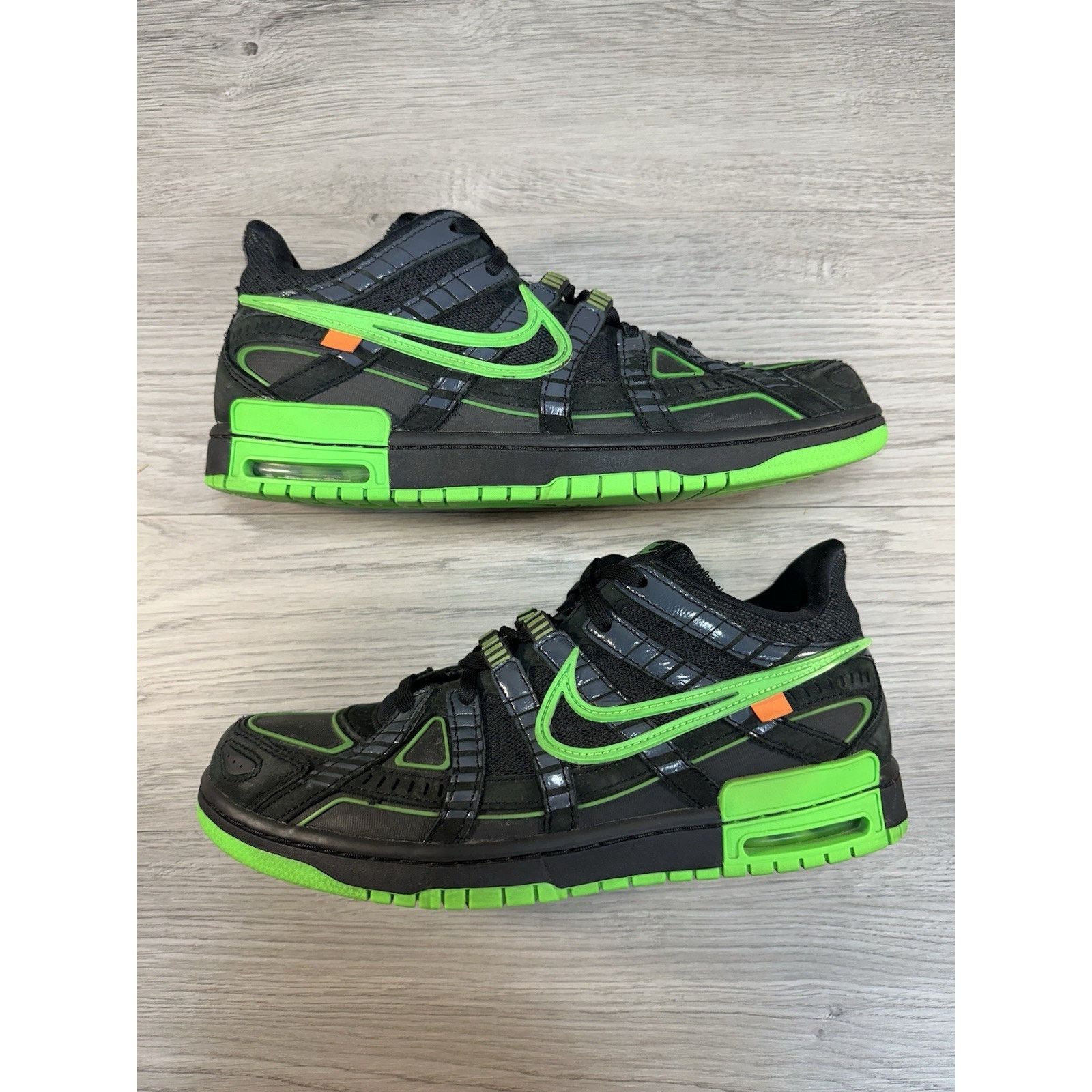 Nike × Off-White Nike Air Rubber Dunk x Off-White Low Green Strike - Size 9.5 Size US 9.5 / EU 42-43 - 2 Thumbnail