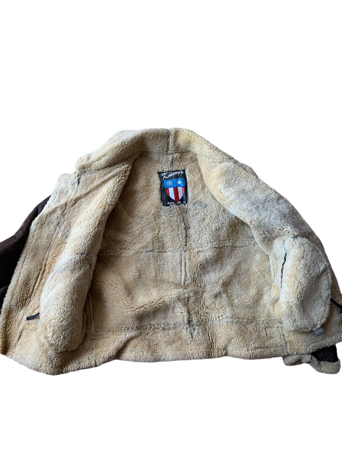 Avirex 🔥VTG KONVOY SHEEPSKIN COATS LEATHER TYPE B-3 Size US XL / EU 56 / 4 - 8 Thumbnail