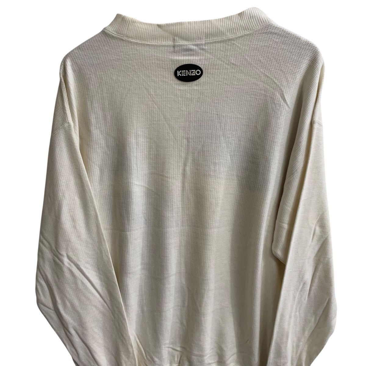 Kenzo × Vintage Cream Vintage KENZO Golf Sweatshirt XL Size US XL / EU 56 / 4 - 4 Thumbnail