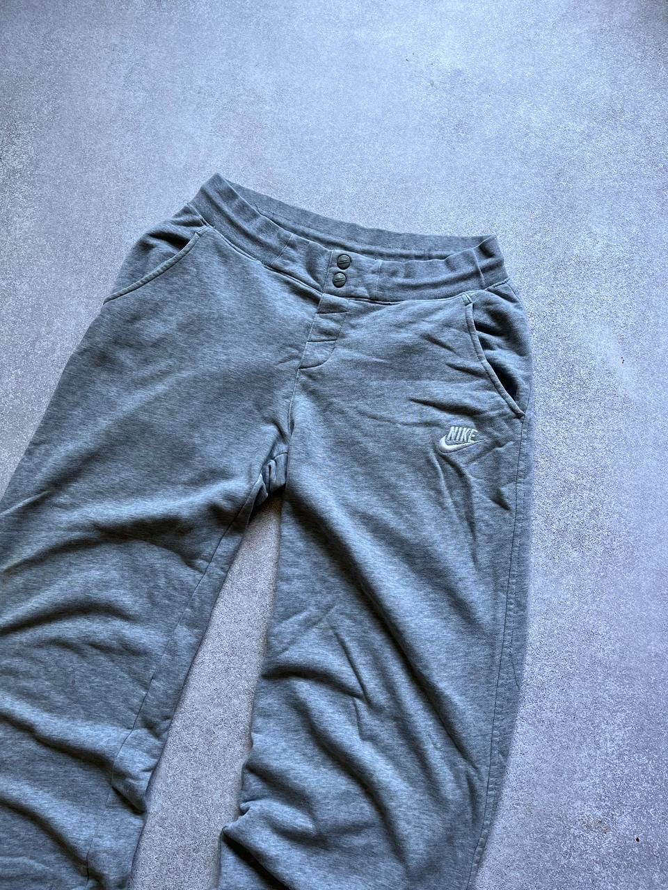 Nike × Vintage Vintage Nike Swoosh Baggy Heavy Cotton Track Pants Y2K m Size US 32 / EU 48 - 3 Thumbnail