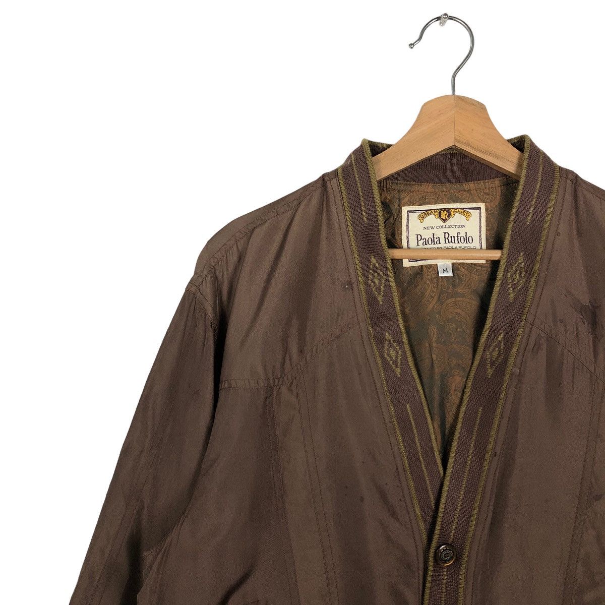 Japanese Brand 🔥90’s Vintage Cardigan Bomber Jacket Paola Rufola Size US M / EU 48-50 / 2 - 7 Thumbnail