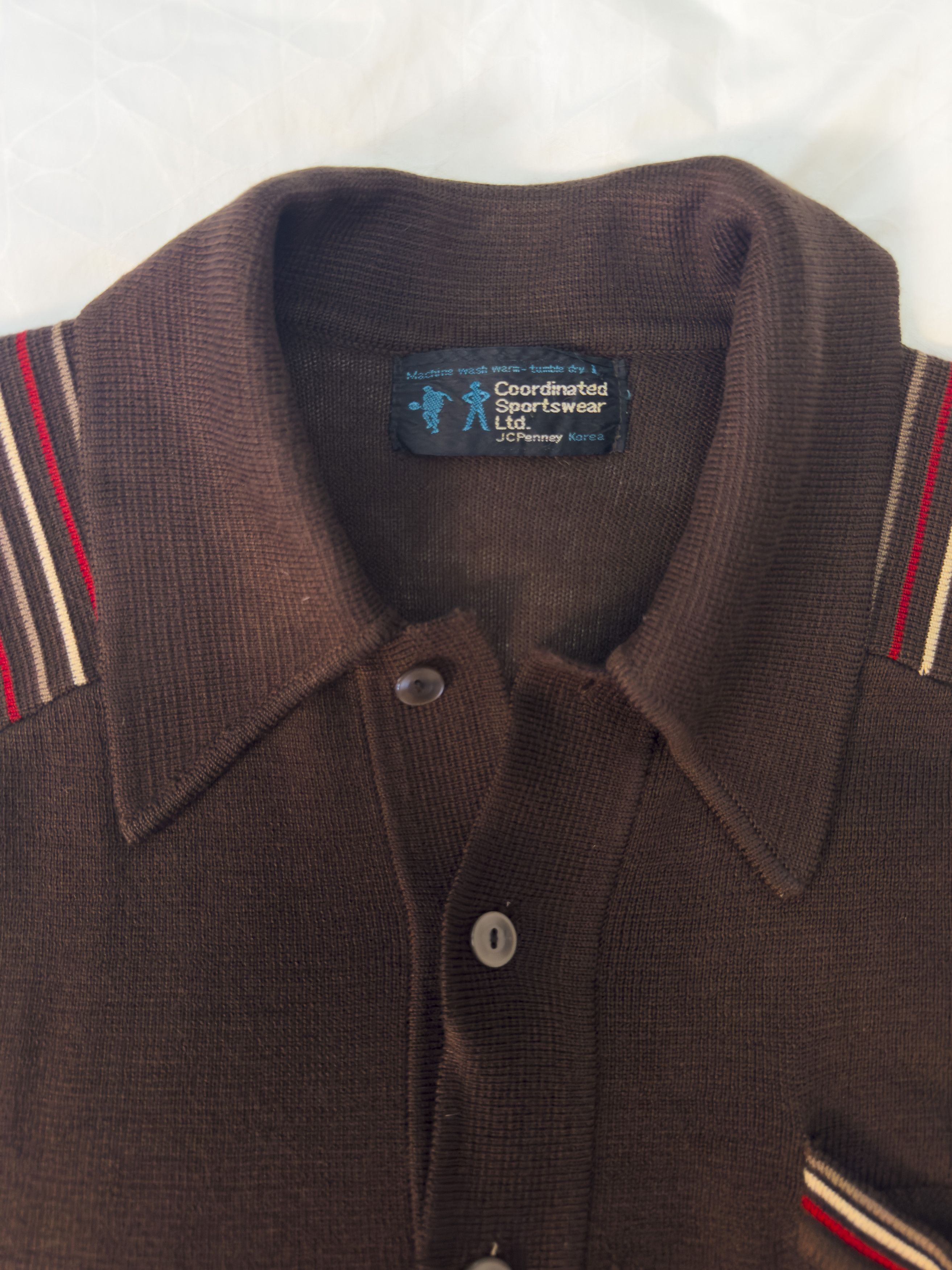 JCPenney Vintage 70s JCPenney Coordinated Sportswear Knit Polo Shirt Size US M / EU 48-50 / 2 - 5 Thumbnail