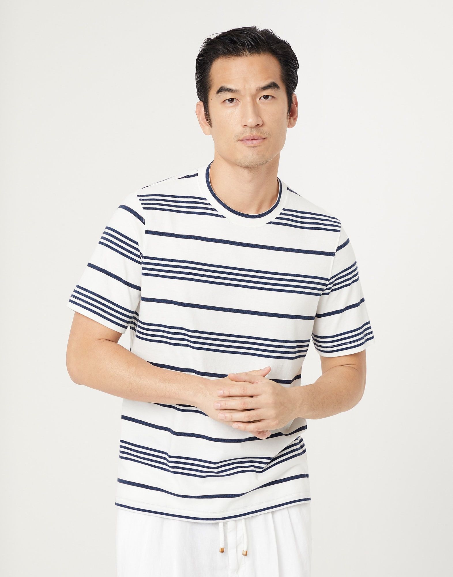 Brunello Cucinelli o1la1rc1a0425 T-Shirt in White Size US S / EU 44-46 / 1 - 2 Thumbnail