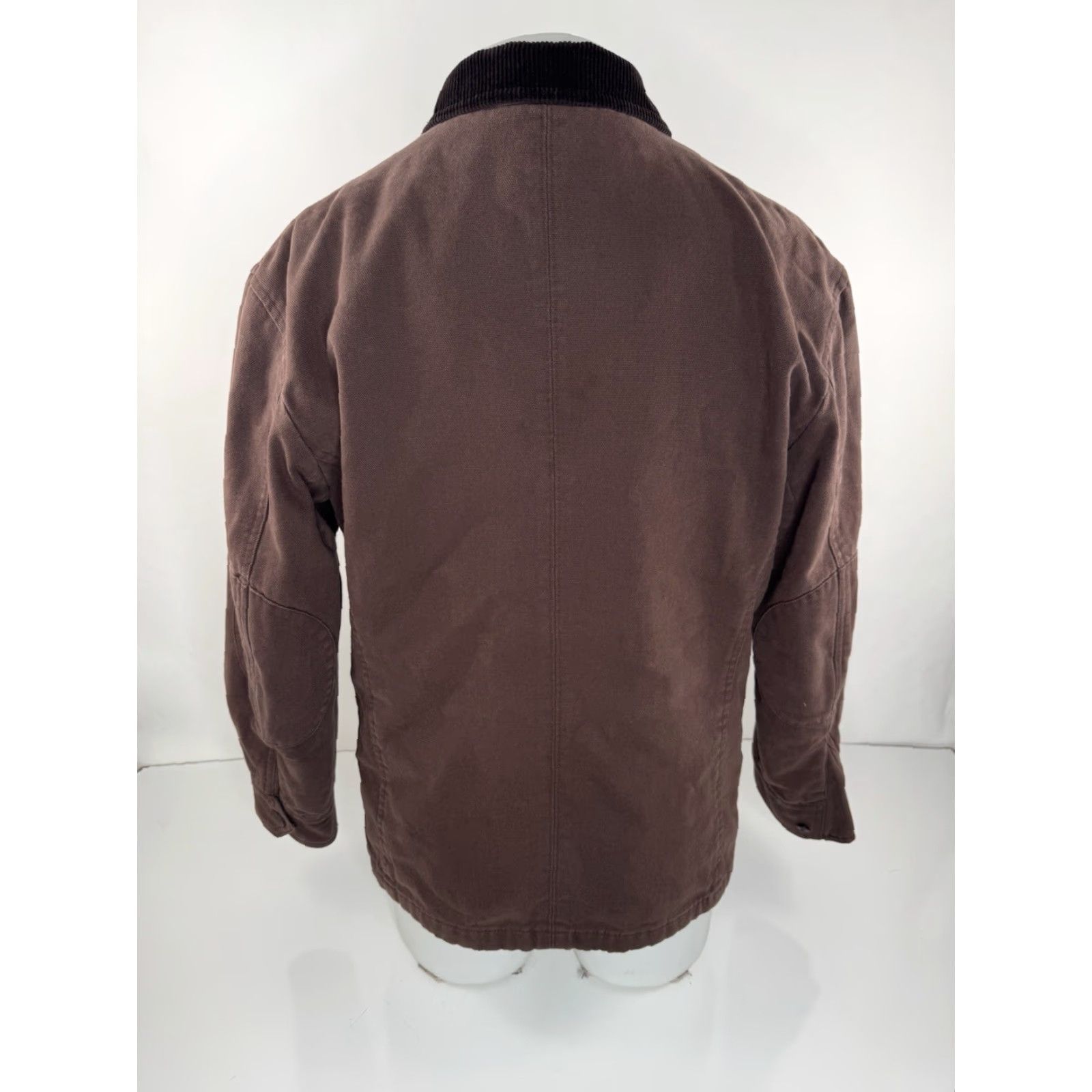 Brooks Brothers BROOKS BROTHERS Cotton Canvas Full Zip Ranch Work Chore Jacket S Brown Mens Jacket Size US S / EU 44-46 / 1 - 3 Thumbnail
