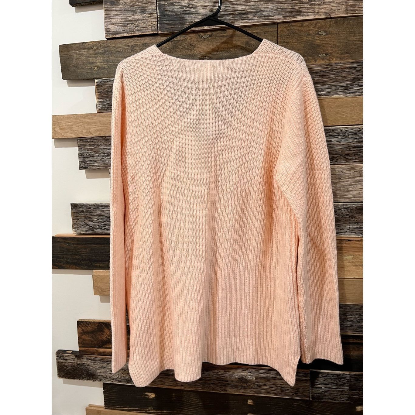 J.Crew J.Crew NWT Oversized V-neck sweater light pink size L Size L / US 10 / IT 46 - 2 Thumbnail