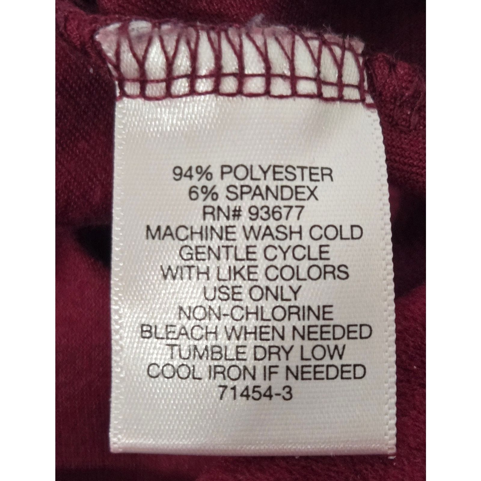 Liz Claiborne Liz Claiborne Burgundy Pull On Velour Pants L Soft Comfy Size 28" / US 6 / IT 42 - 4 Thumbnail