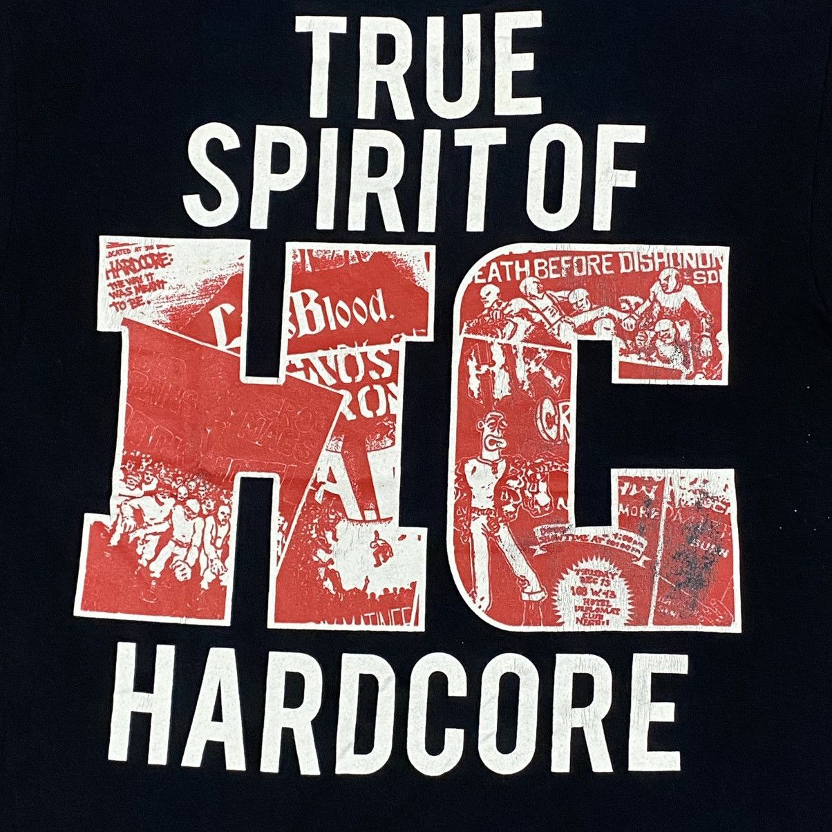 Band Tees × Gildan × Vintage Vintage Y2K reaper records X true spirit of hardcore Size US M / EU 48-50 / 2 - 3 Thumbnail