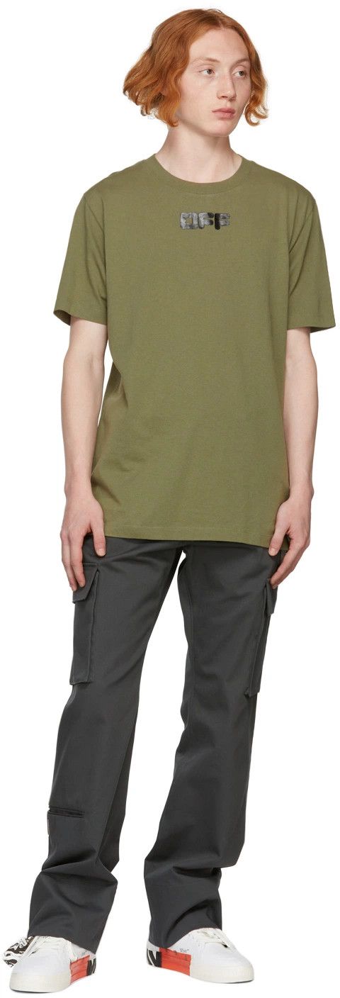 Off-White Green Rubber Arrow Font Logo T-Shirt Size US S / EU 44-46 / 1 - 4 Thumbnail