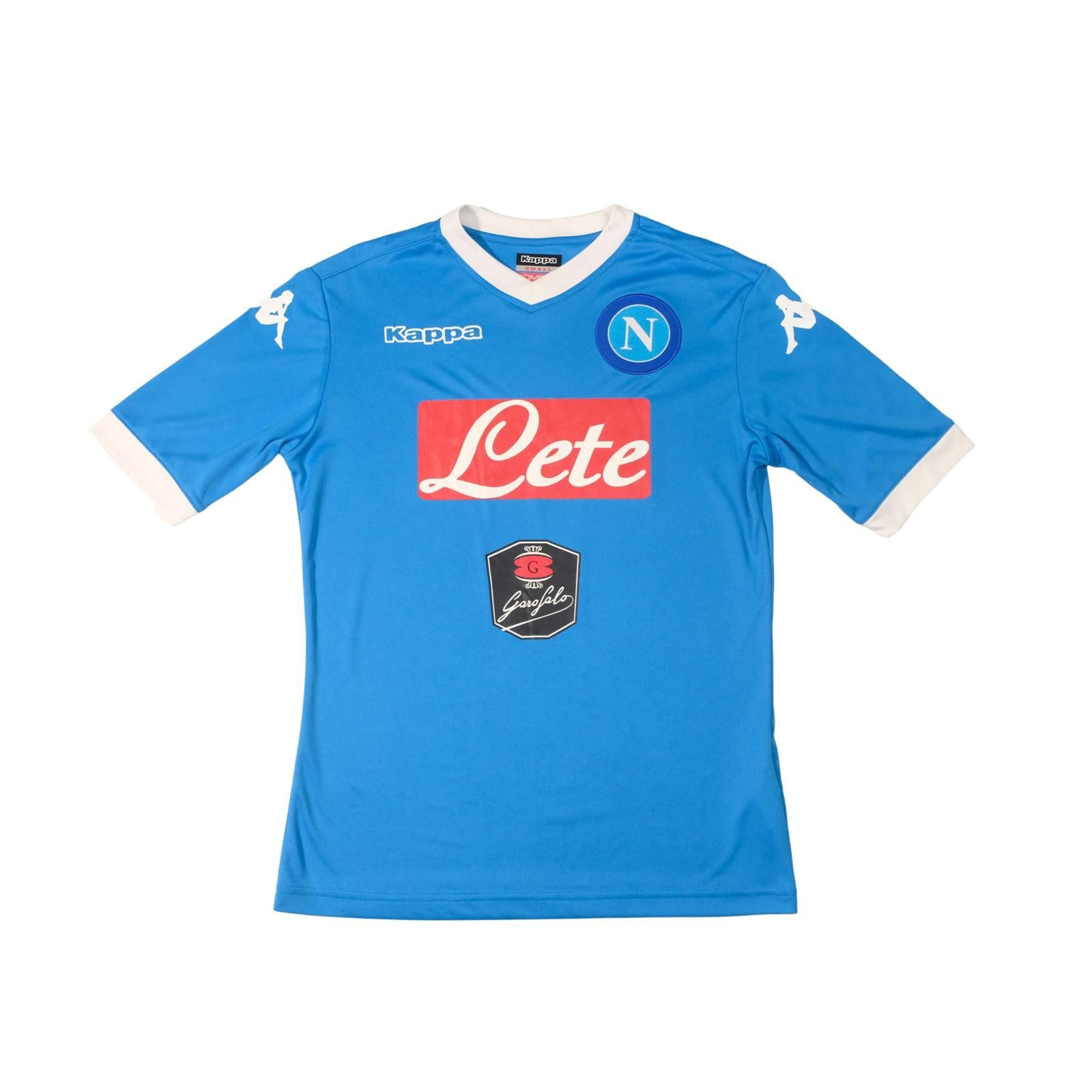 Kappa 2015/16 Napoli Home Basic Shirt (S) Size US S / EU 44-46 / 1 - 1 Thumbnail
