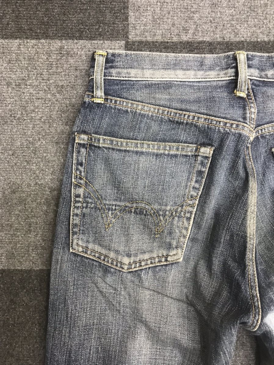 Edwin 💥THRASHED💥EDWIN 505zx Selvedge Distressed Jeans Size US 30 / EU 46 - 15 Thumbnail
