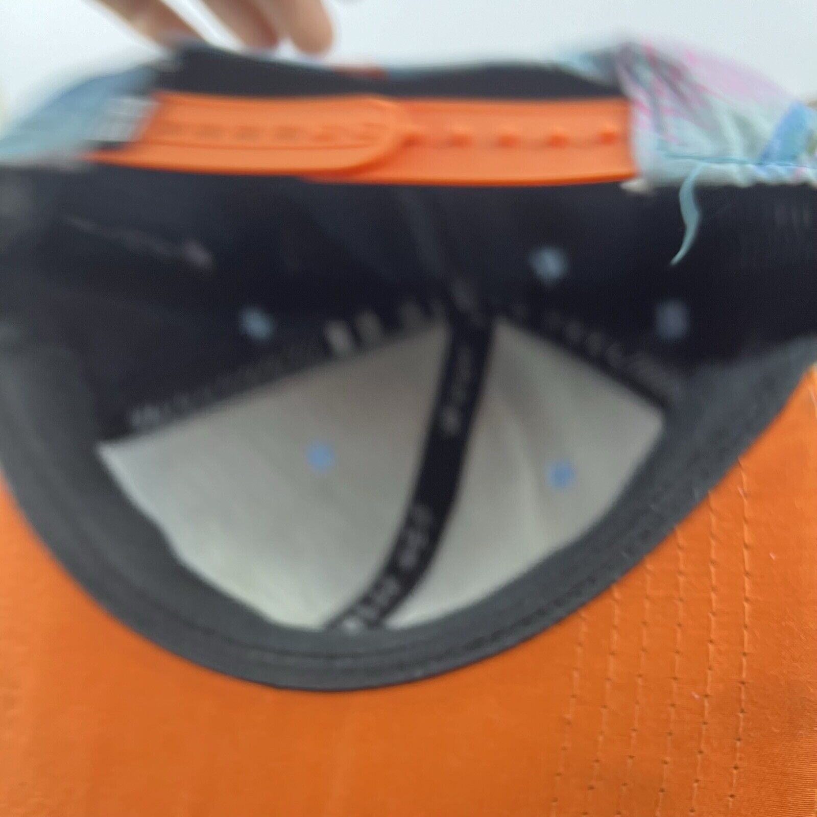 Other Status Hat Orange Blue Snapback Hat Blue Adjustable Hat Adul Size ONE SIZE - 15 Thumbnail