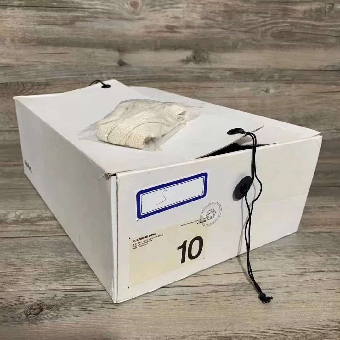 Visvim VISVIM KIEFER DKHNT Camo Paneled Hi-Canvas Sneakers US10/EU44 Size US 10 / EU 43 - 9 Thumbnail