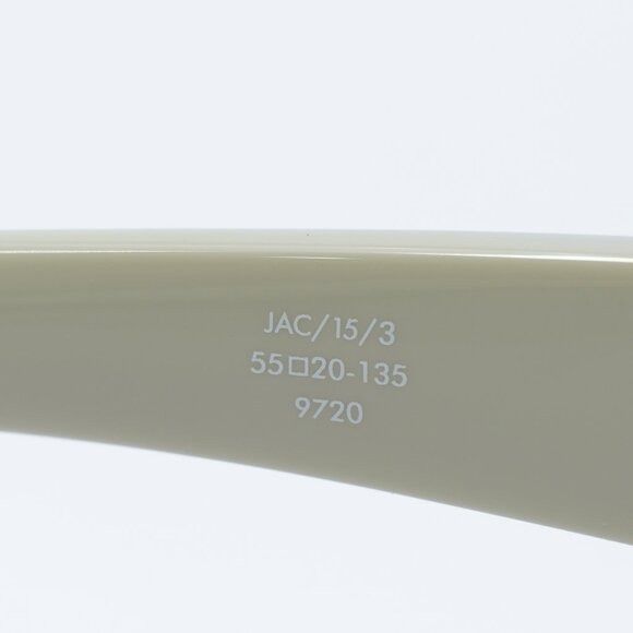 Jacquemus Jacquemus COLAPSO JAC/15 C3 Sunglasses Beige Geometric Frame Size ONE SIZE - 7 Thumbnail