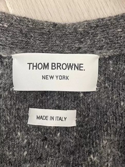 Thom Browne Thom Browne size1 Woolen horsehair sweater Size US S / EU 44-46 / 1 - 6 Thumbnail