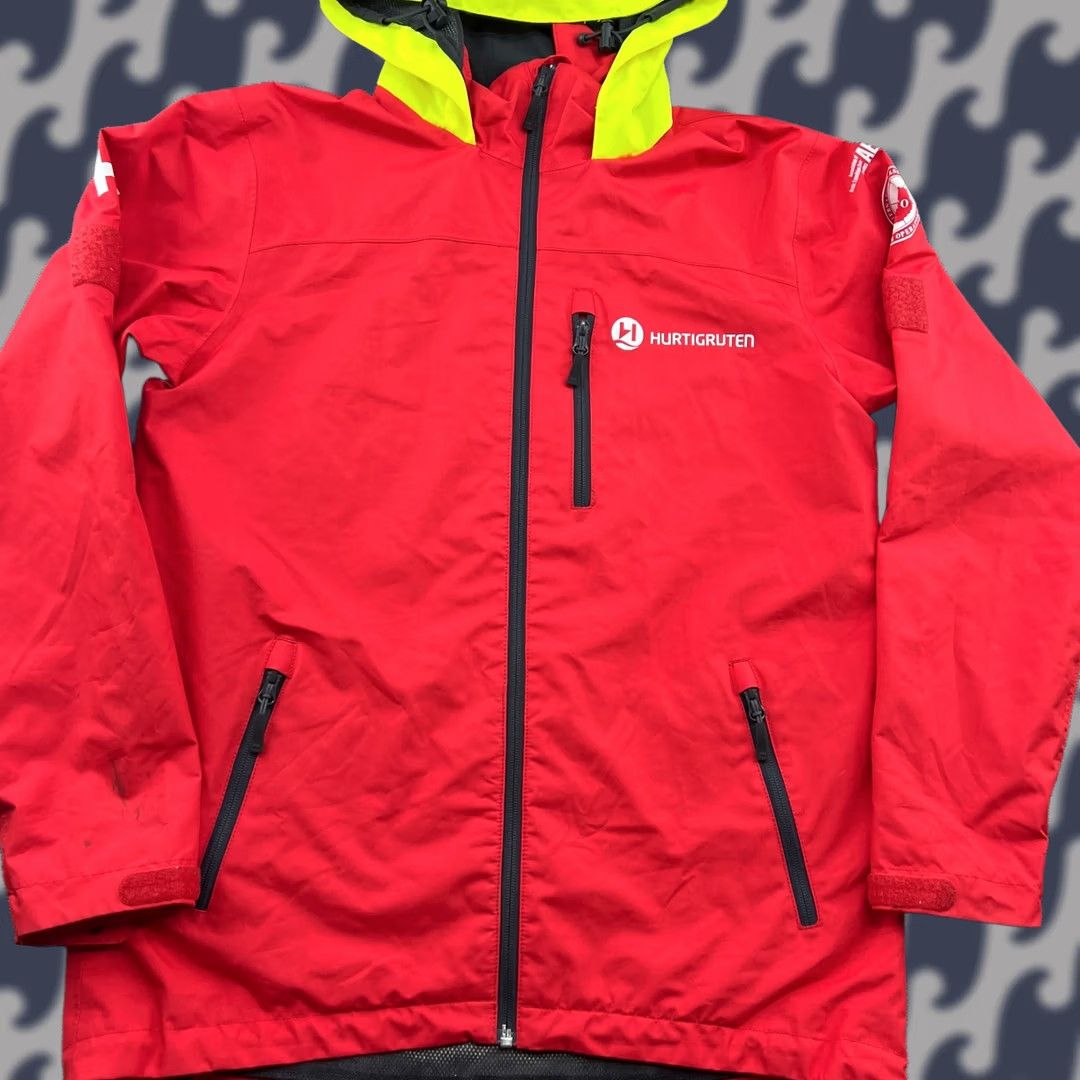 Helly Hansen Helly Hansen Hurtigruten Jacket Red Small Waterproof Antarctica Expedition Mens Size US S / EU 44-46 / 1 - 1 Thumbnail