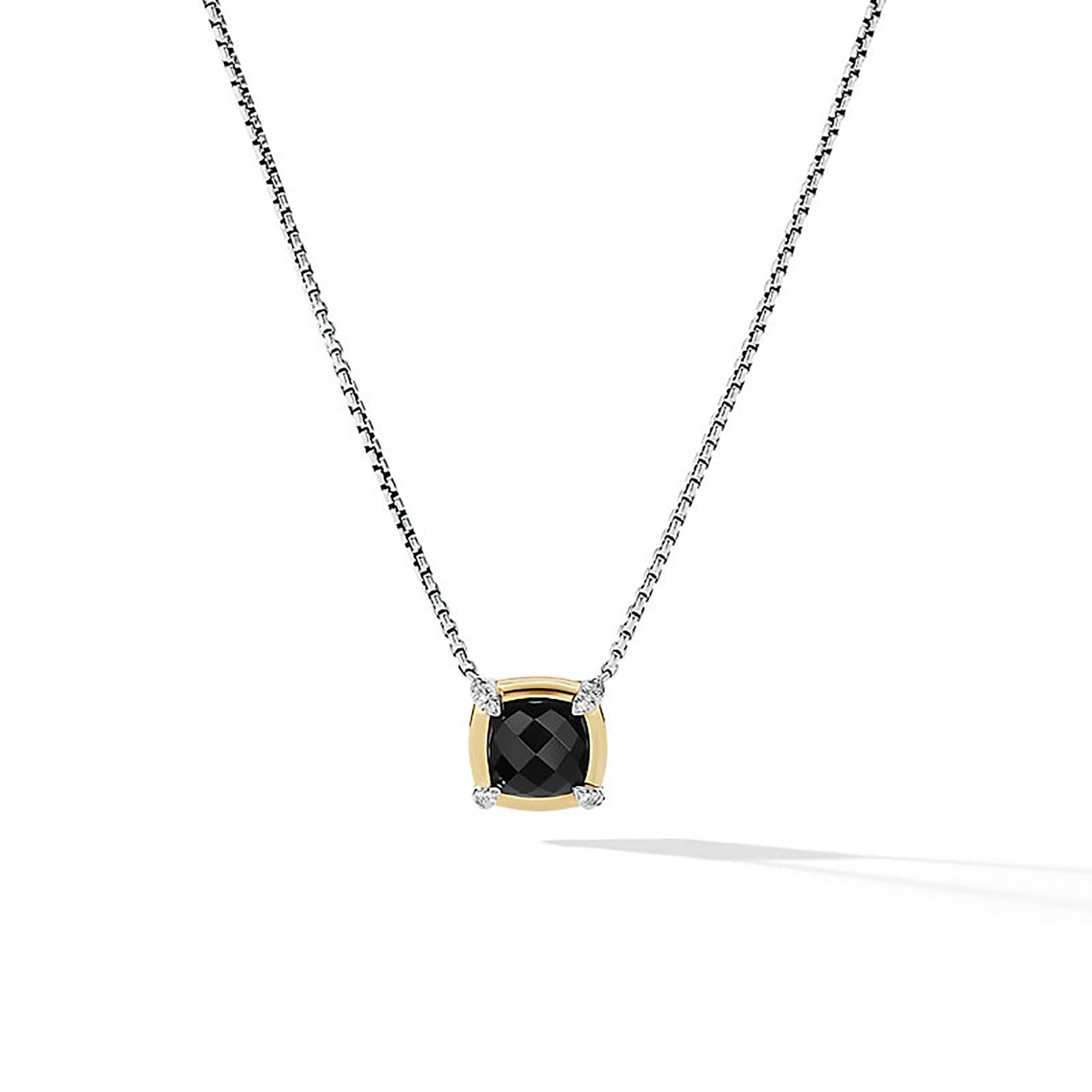David Yurman o1w1db10525 N17114D Necklace in Silver with 18K Gold Size ONE SIZE - 1 Thumbnail