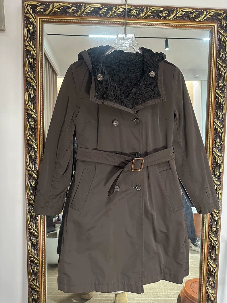 Max Mara Max Mara Brown Cotton Coat -dmc Size US M / EU 48-50 / 2 - 1 Thumbnail
