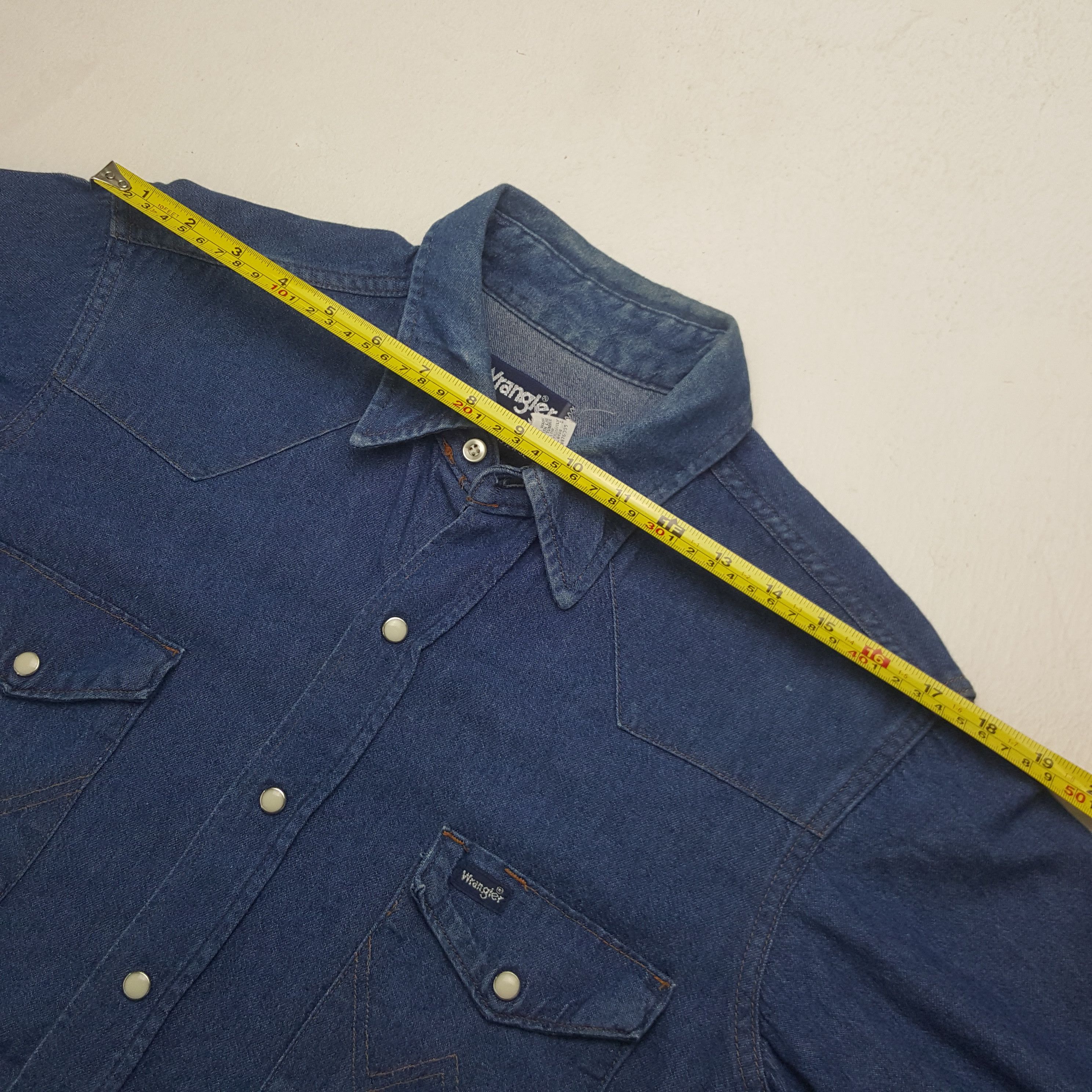 Wrangler Vintage Wrangler Western Pearl Snap Button Up Shirt Size US M / EU 48-50 / 2 - 5 Thumbnail