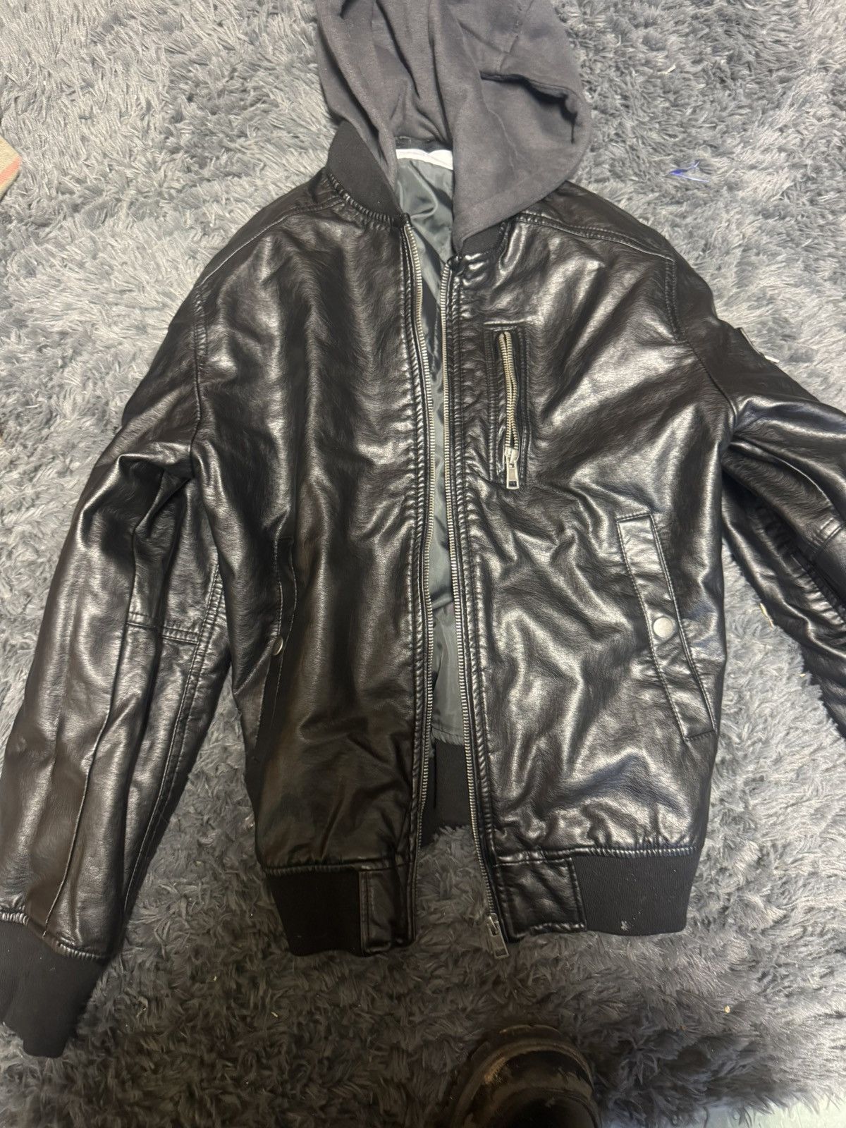 Other Black Leather Jacket Size US S / EU 44-46 / 1 - 1 Thumbnail