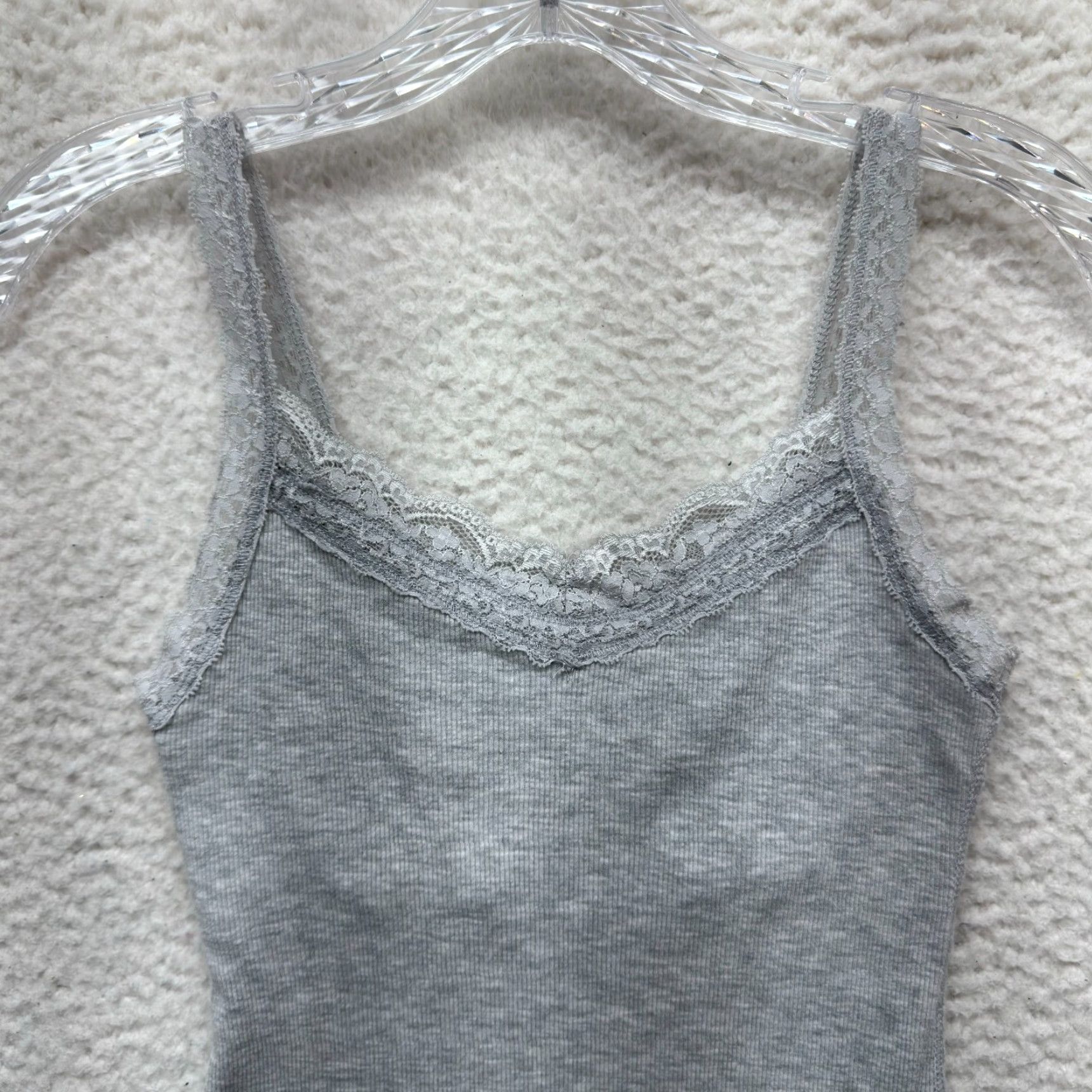 Energie VINTAGE Energie Camisole Tank Top Grey S XS Womens Girls Boho Grunge Bella Swan Shirt Size S / US 4 / IT 40 - 3 Thumbnail