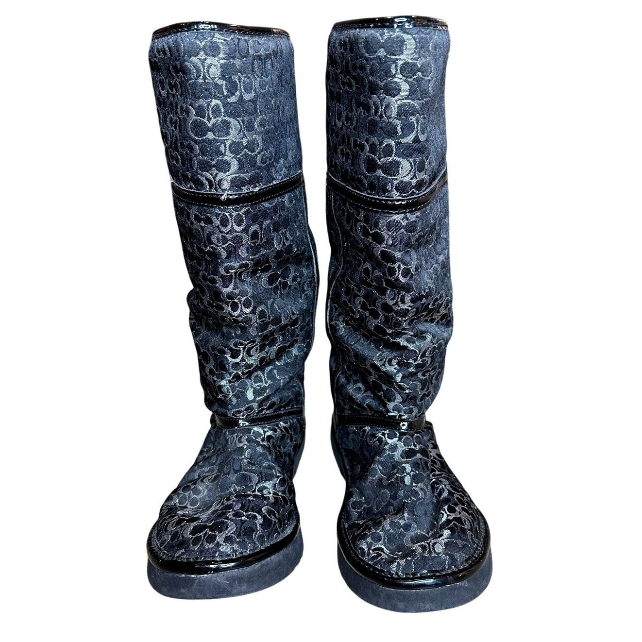 Coach Coach Signature Nikole Womens Sz 7B Roll Down Winter boots Size US 7 / IT 37 - 5 Thumbnail