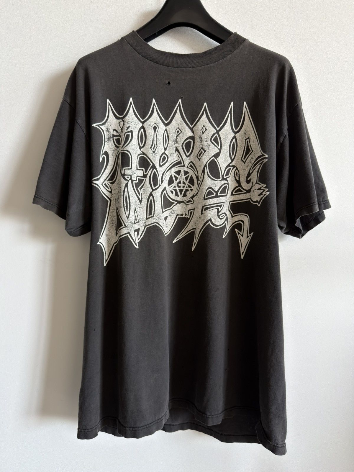 Band Tees Vintage 90s Faded Thrashed Grunge Erd Morbid Angel Band Tee Size US XL / EU 56 / 4 - 8 Thumbnail
