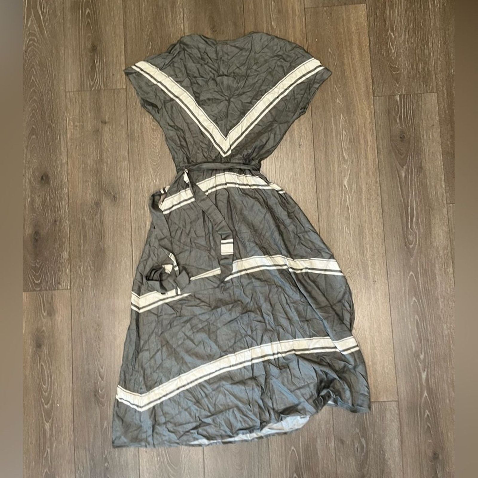Vintage J. Jill Striped A-Line Ankle Length Dress - Size XS Size XS / US 0-2 / IT 36-38 - 6 Thumbnail