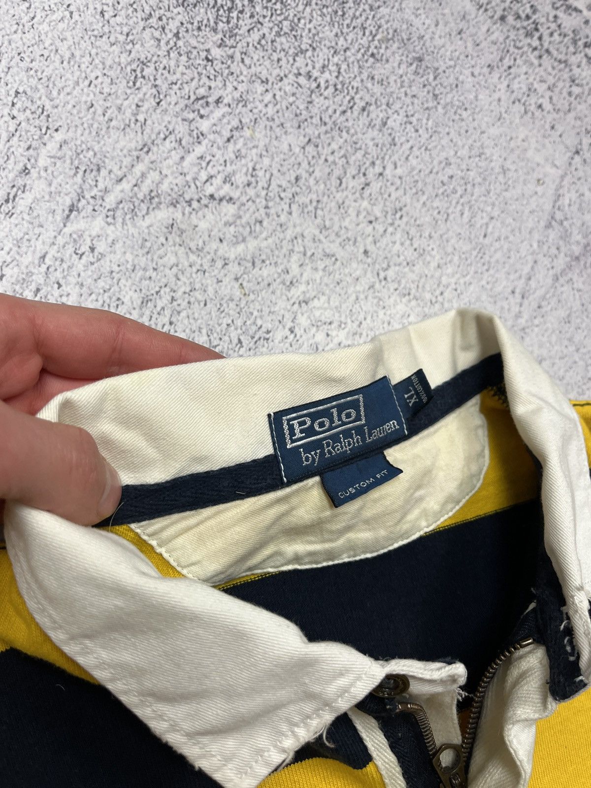 Polo Ralph Lauren Crazy Vintage Polo Ralph Lauren Striped Rugby Shirt Rare Y2k Size US XL / EU 56 / 4 - 8 Thumbnail