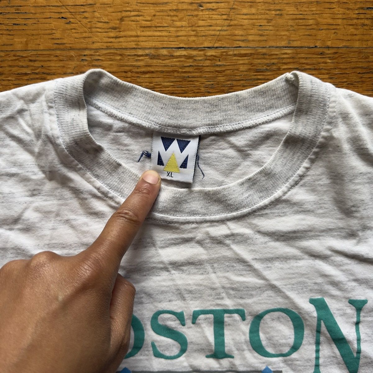 Vintage VTG Boston Massachusetts 90’s T-Shirt XL Size US XL / EU 56 / 4 - 2 Thumbnail
