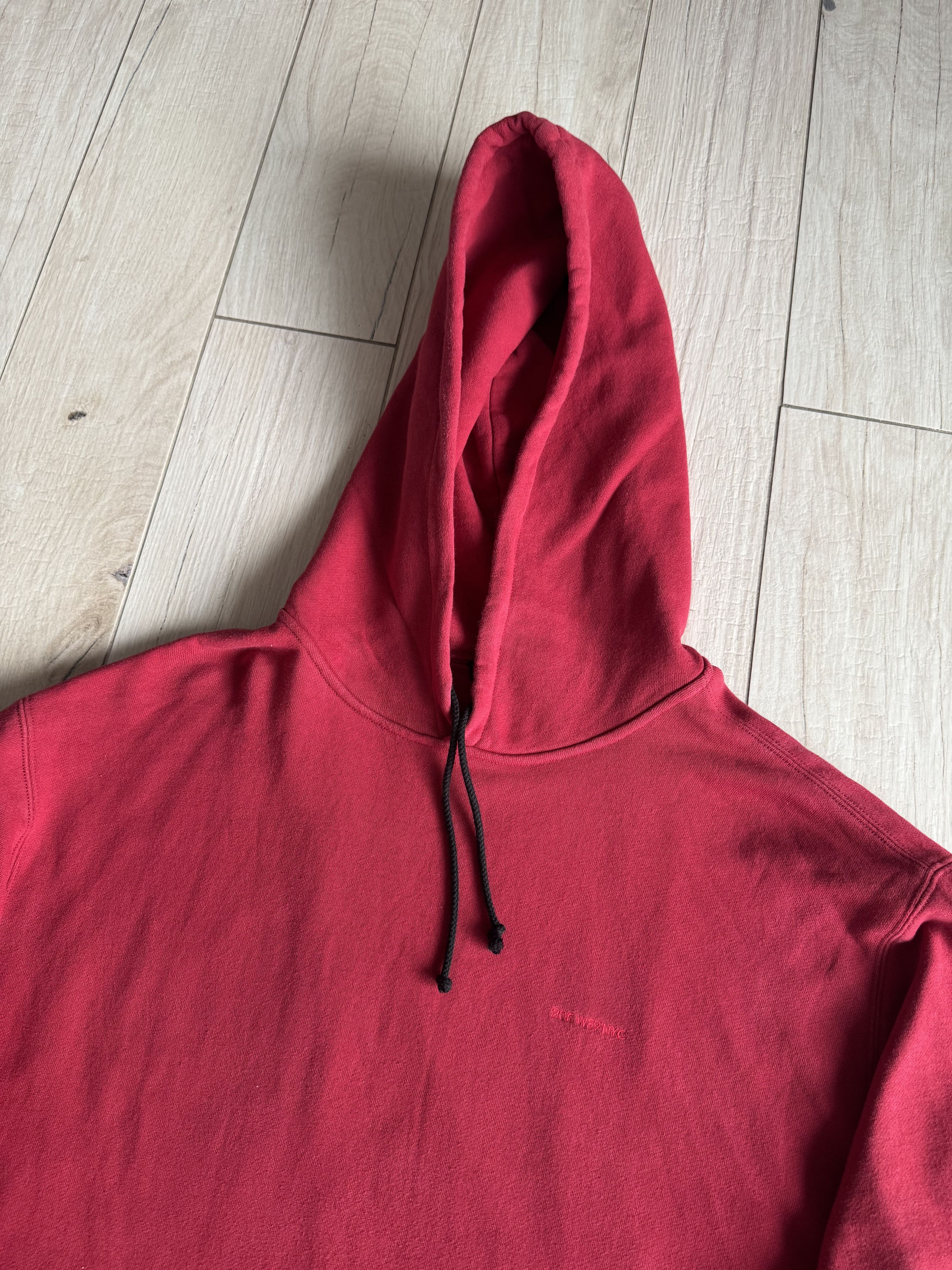 Calvin Klein 205W39NYC Calvin Klein 205W39NYC Big Logo Oversized Red Hoodie Size US L / EU 52-54 / 3 - 6 Thumbnail