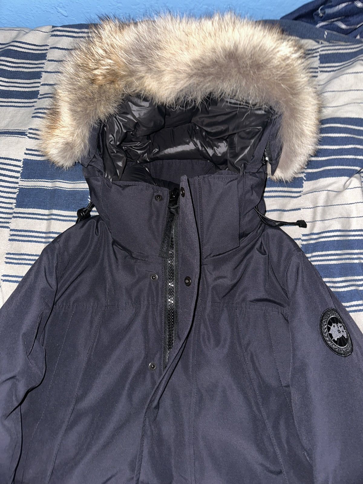 image of Canada Goose Sherridon Parka Black Label in Navy, Men's (Size Small)