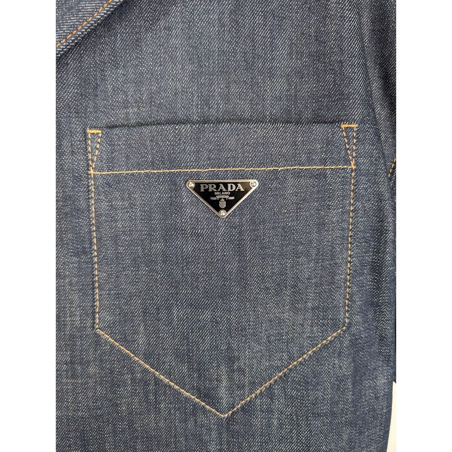Prada o1rshd1 Selvage Denim in Blue Size US XXL / EU 58 / 5 - 5 Thumbnail